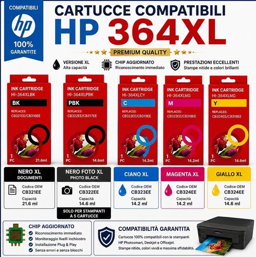 Cartucce compatibili 364xl - cartucce,