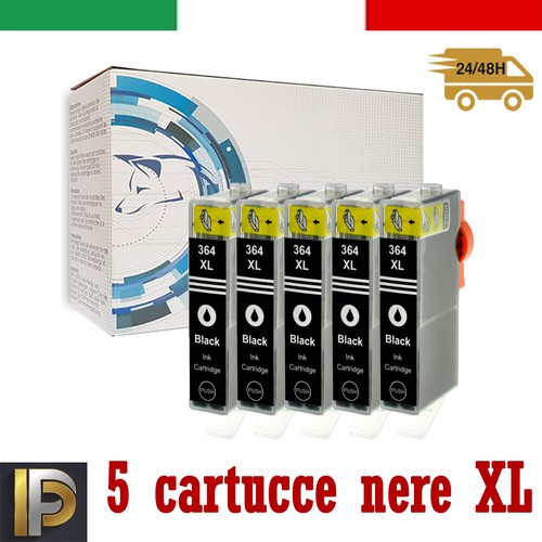 Cartucce nere 364xl con - nere, chip